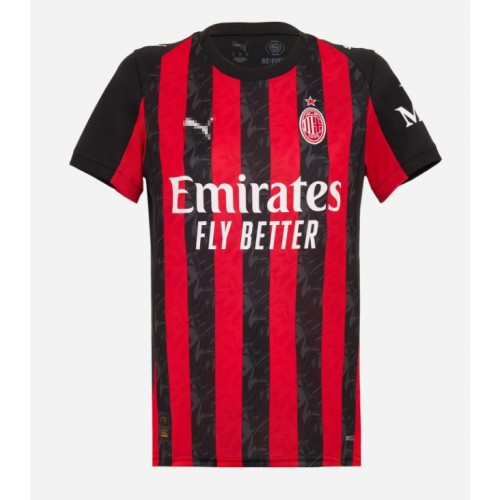 AC Milan Santiago Gimenez #7 Hemmatröja Dam 2025-26 Kortärmad AC Milan Santiago Gimenez #7 Hemmatröja Dam 2025-26 Kortärmad